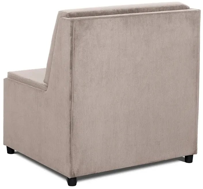 Tapicerowany beżowy fotel spania z funkcją L3-R72