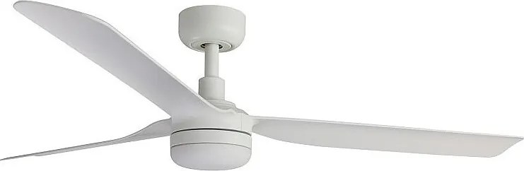 Faro Barcelona - Punt M Wentylator sufitowy LED Biały/Biały - Cichy silnik DC, Z przyciemnianym oświetleniem LED, Pilot zdalnego sterowania