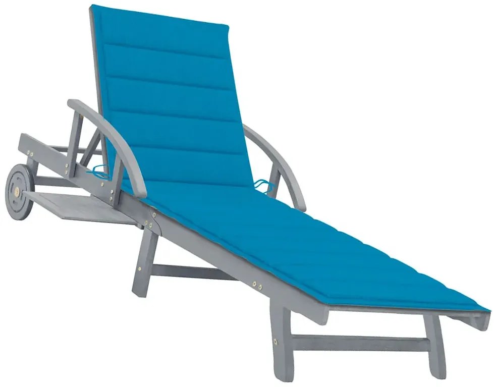 Niebieski leżak ogrodowy Z3-R38