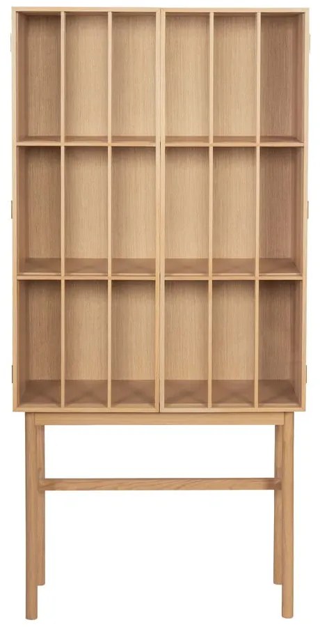 Witryna z drewna dębowego 80x170 cm Shoji – Hübsch