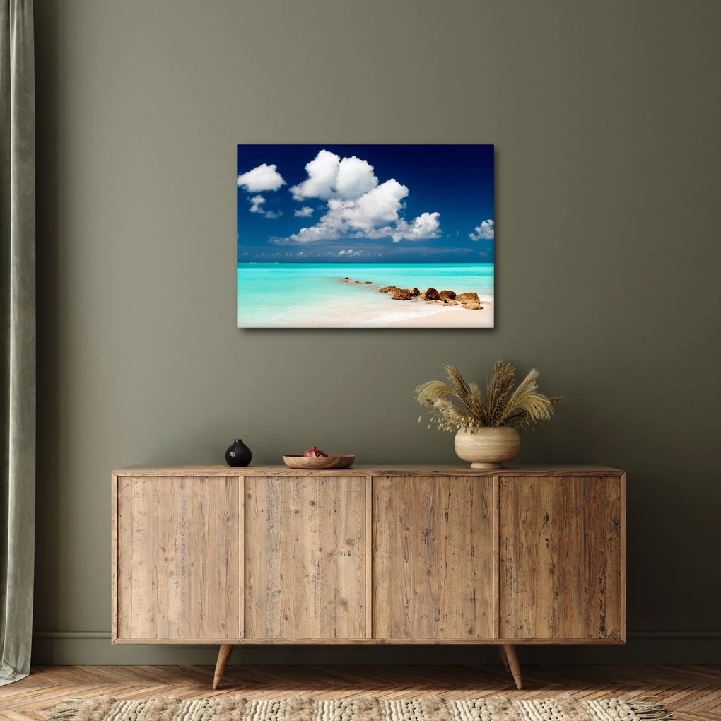 Obraz - Tropikalna plaża (70x50 cm)