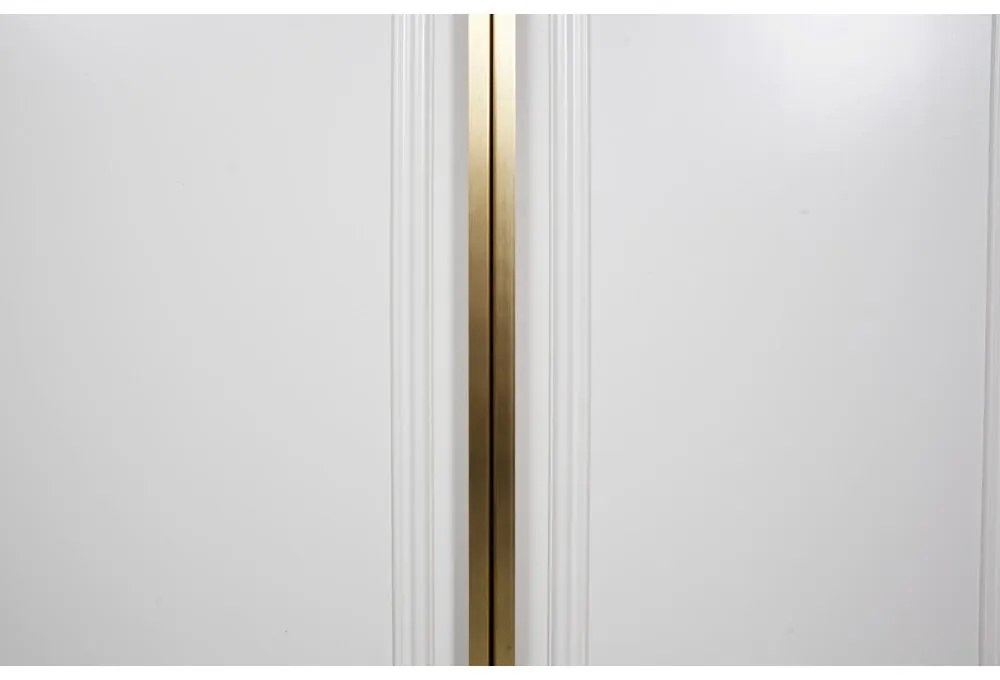 Jasnoszara szafa z litego drewna sosnowego 110x215 cm Organize – BePureHome