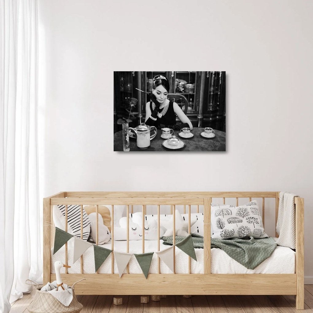 Obraz na szkle kobiety (70x50 cm)