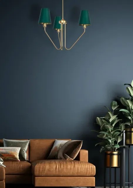 Zielony nowoczesny żyrandol - K426 T6-Z18