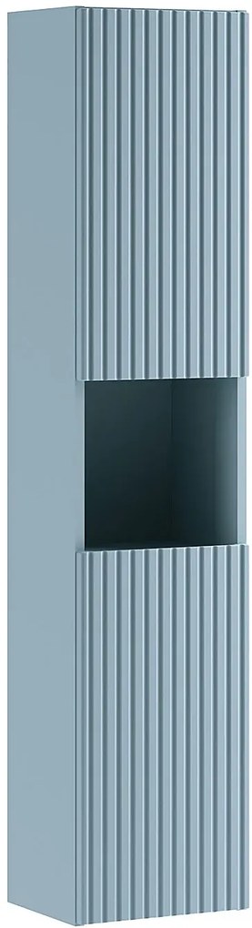 Niebieski ryflowany słupek łazienkowy - Dafo 3X