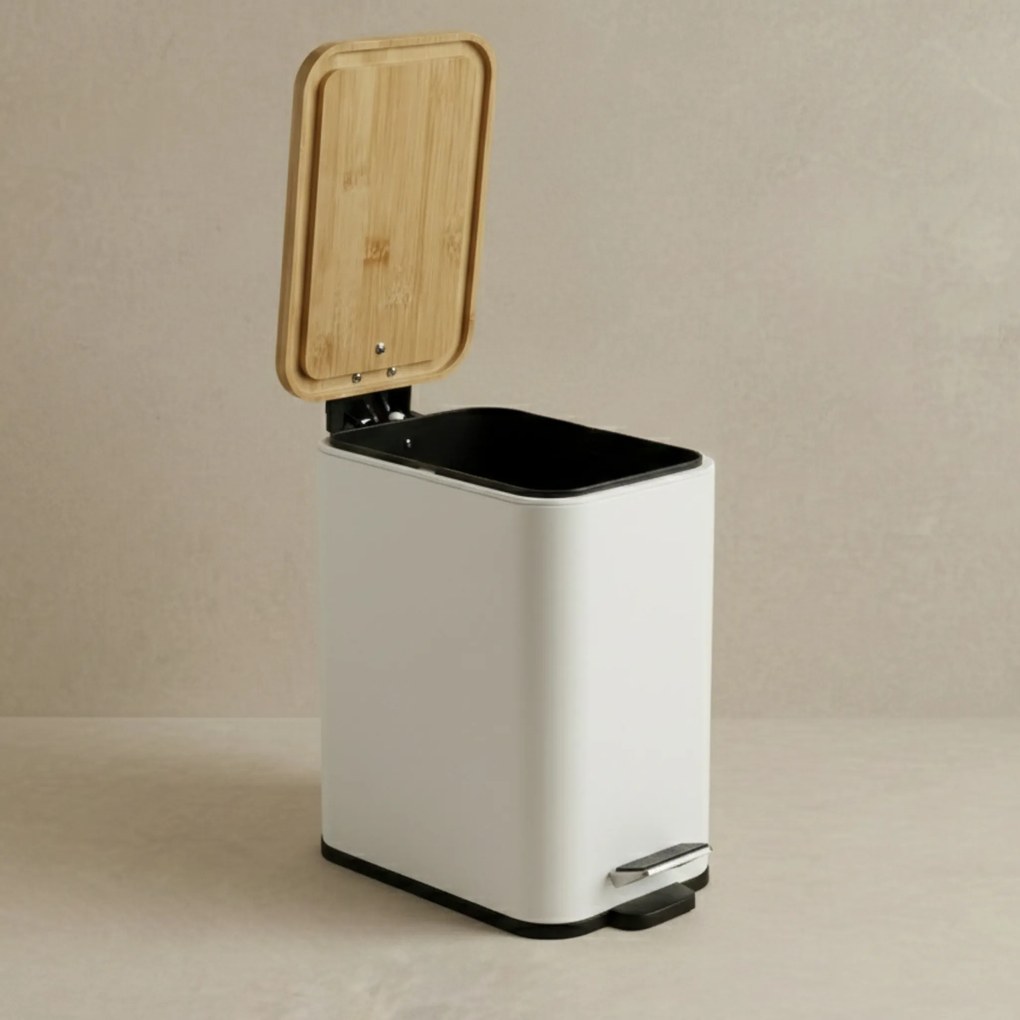 Wąski kosz łazienkowy VEDA, 5 l