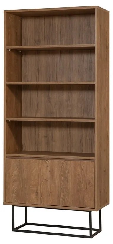 Biblioteczka Rea Black and Walnut