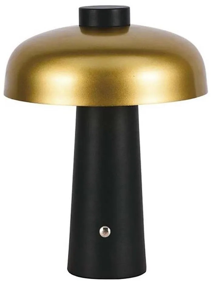 LED ładowalna lampa stołowa 3W 5V 3000-6000K 1800mAh czarno-złota