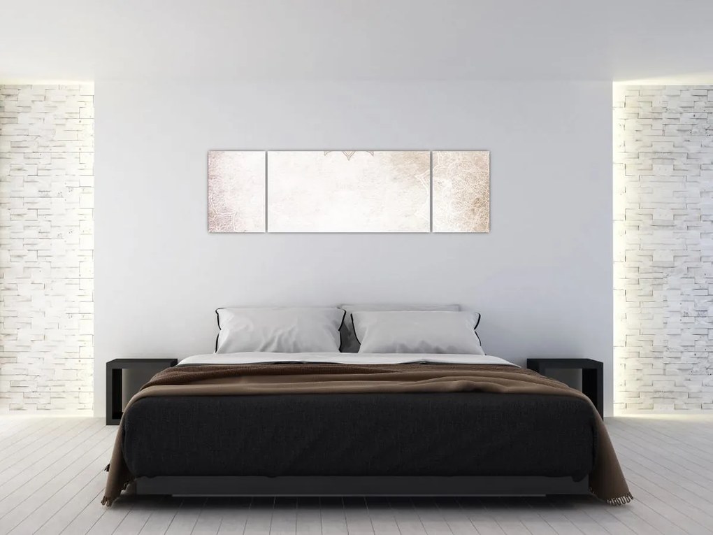 Obraz - Mandale na ścianie (170x50 cm)