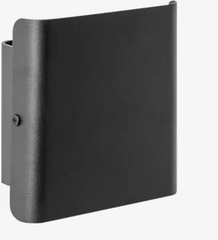 Zewnętrzny Kinkiet Led Z Aluminium I Stali Nierdzewnej Nirela Czarna - Sklum