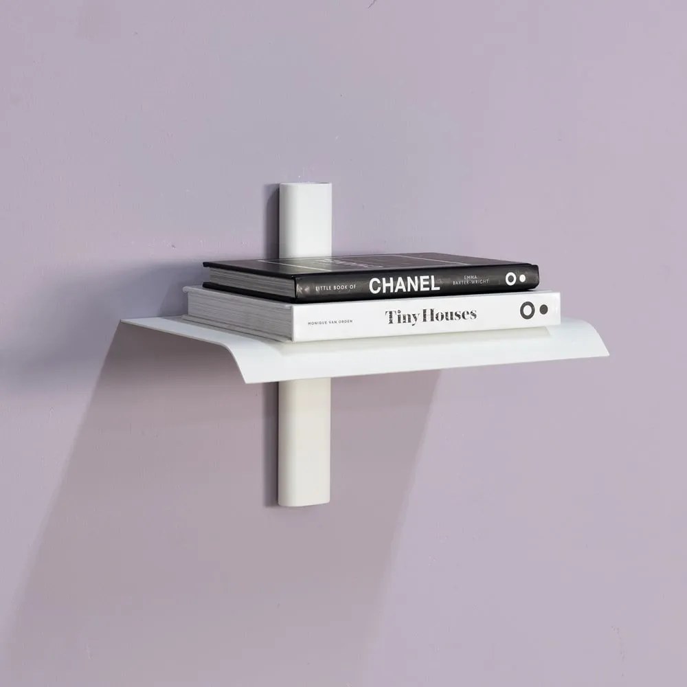 Biała metalowa półka 28 cm Hola – Spinder Design