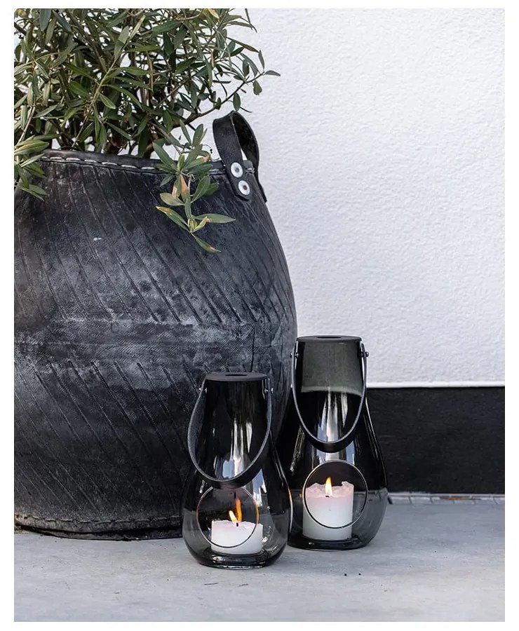 Szklany lampion Design with Light – Holmegaard