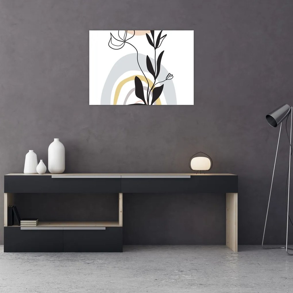 Obraz - Kwiaty w wazonie N⁰1 (70x50 cm)
