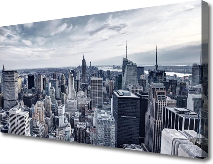 Fotoobraz na płótnie Panorama Miejskiej Architektury