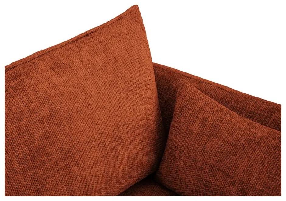 Pomarańczowa sofa 240 cm Matera – Cosmopolitan Design