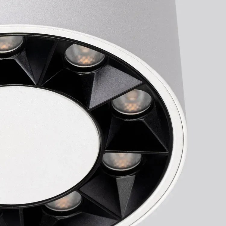 Biały okrągły spot sufitowy LED - A419-Pavla