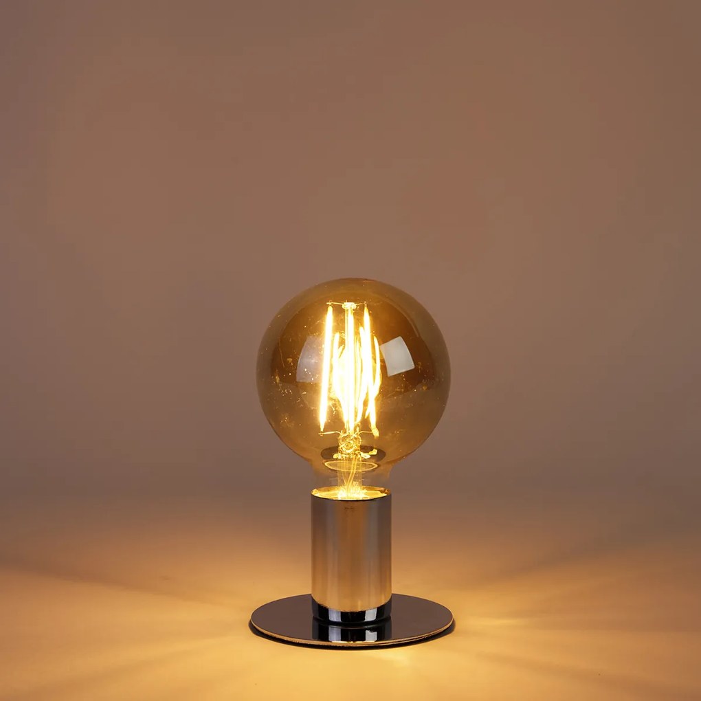 Zestaw 5 żarówek LED E27 z 3-stopniowym ściemnianiem, G95, szkło złote, 5W, 380lm, 2200K