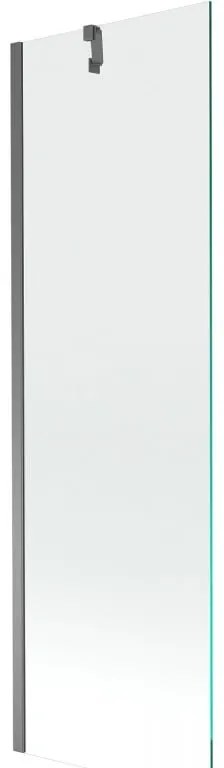 Mexen Next parawan nawannowy 1-skrzydłowy 60 x 150 cm, transparent, gun metal - 895-060-000-00-00-95
