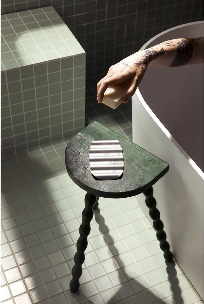 Mydelniczka ze stali nierdzewnej w kolorze srebra Olbi – noo.ma