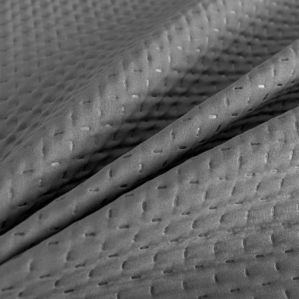 Narzuta na łóżko MONTEGO, ciemnoszara Rozmiar: 200 x 220 cm