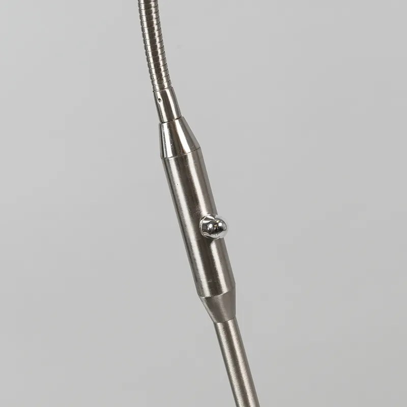 Nowoczesna lampa podłogowa ze stali z wbudowanym LED - Eva