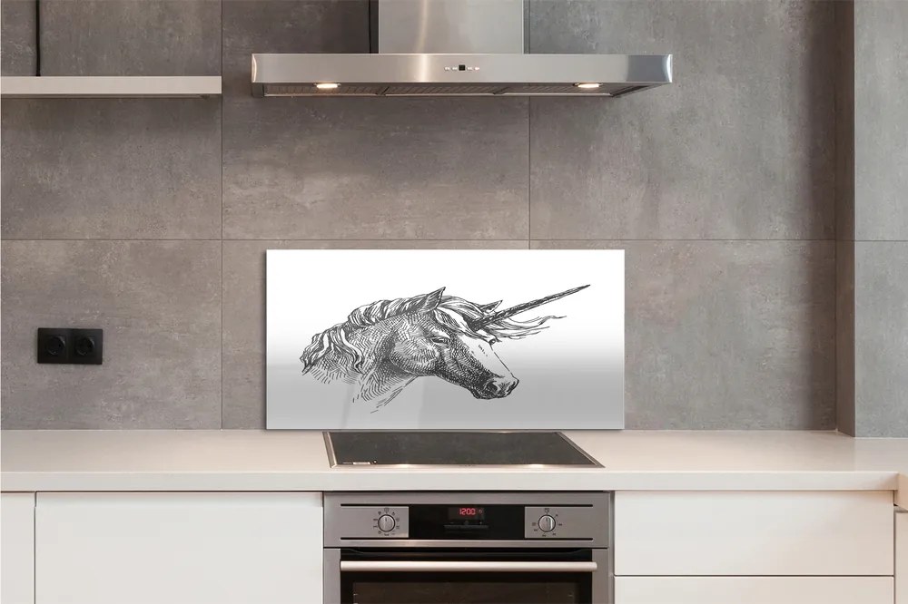 Panel nad Blat Kuchenny Jednorożec w Stylu Kreskówkowym