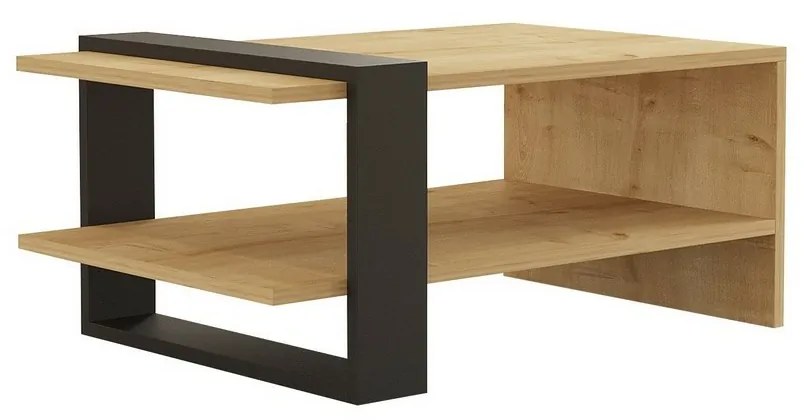 Stolik konferencyjny Yonca Anthracite and Sapphire Oak
