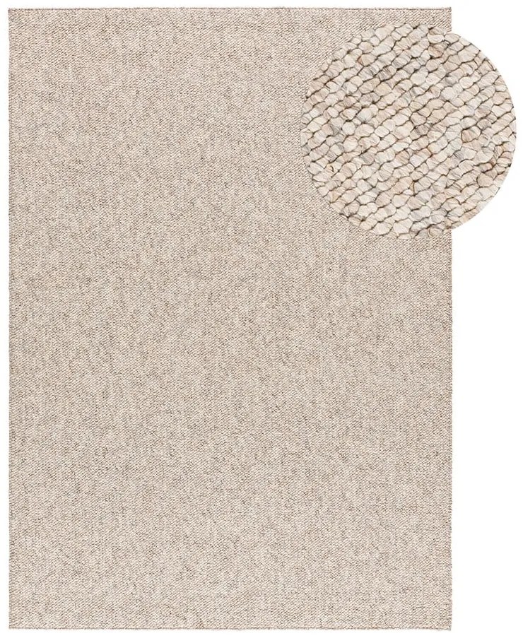 Kremowy dywan 200x290 cm Petra Liso – Universal