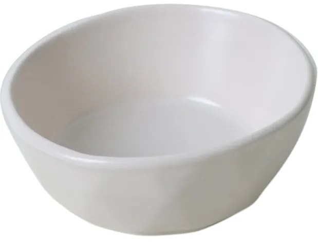 Zestaw 6 misek kamionkowych Facetta 12 cm, kremowy