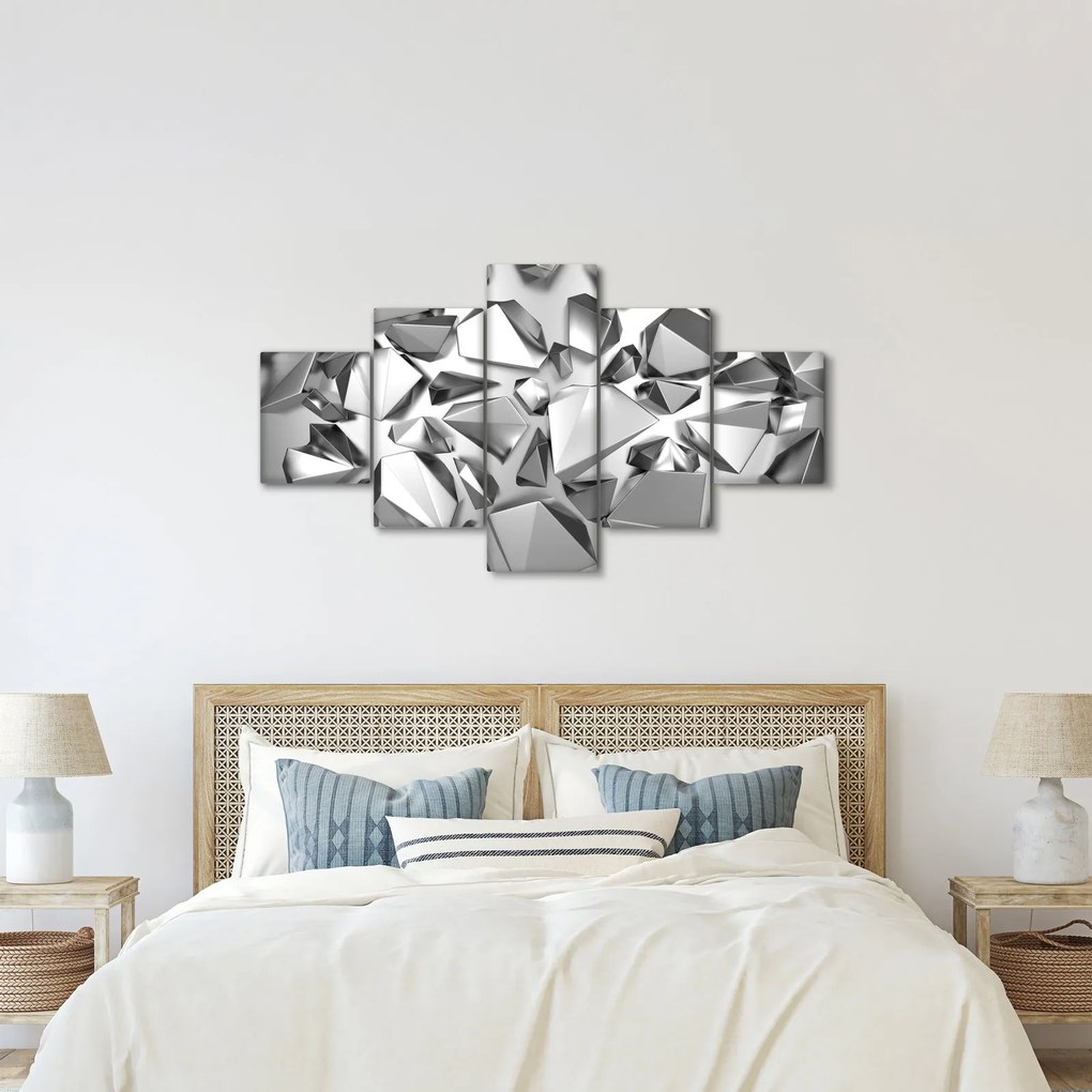 Obraz abstrakcji 3D (125x70 cm)