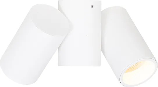 Designerski reflektor biały 2-światłowy regulowany - Michael