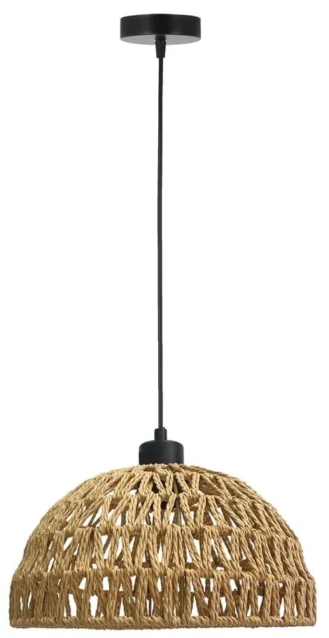 Lampa wisząca z kloszem plecionki papierowej ø 28 cm Bali – Candellux Lighting