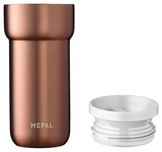 Kubek termiczny w kolorze brązu 375 ml Rose gold – Mepal