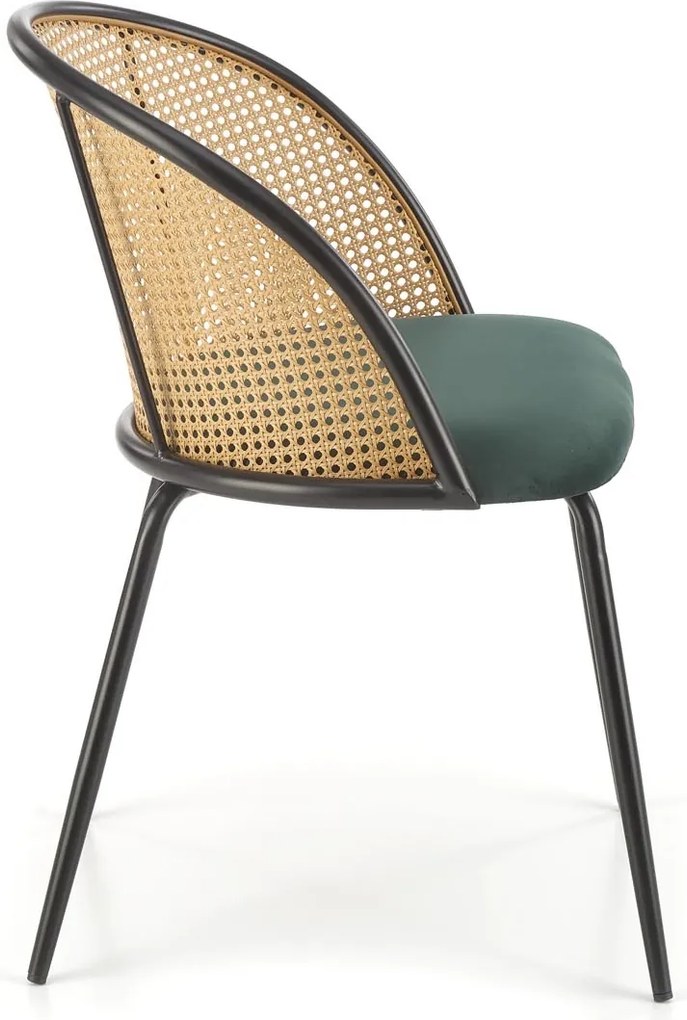 Krzesło z plecionką wiedeńską na oparciu K508