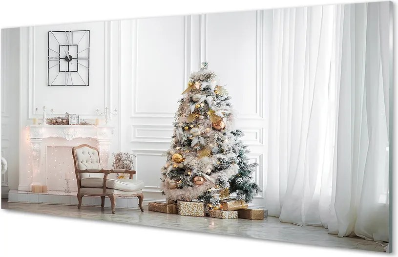 Szklany Panel Tradycyjne Dekoracje Choinkowe