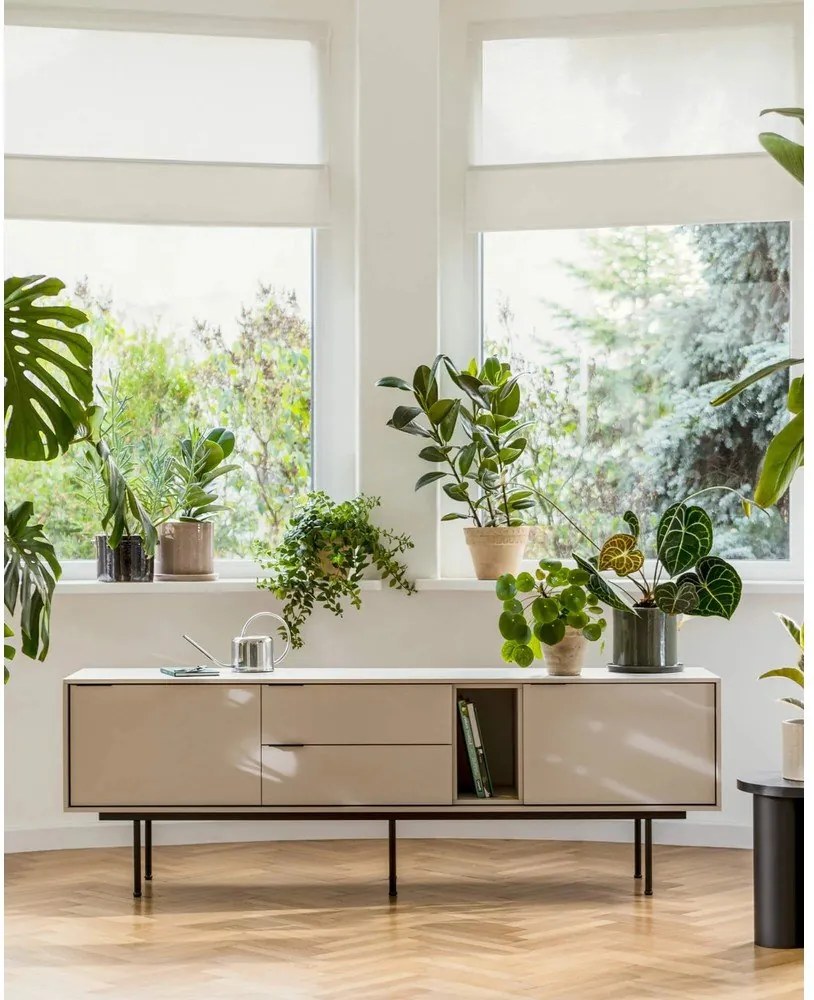 Bordowa szafka pod TV 189x61x42 cm Mod – noo.ma