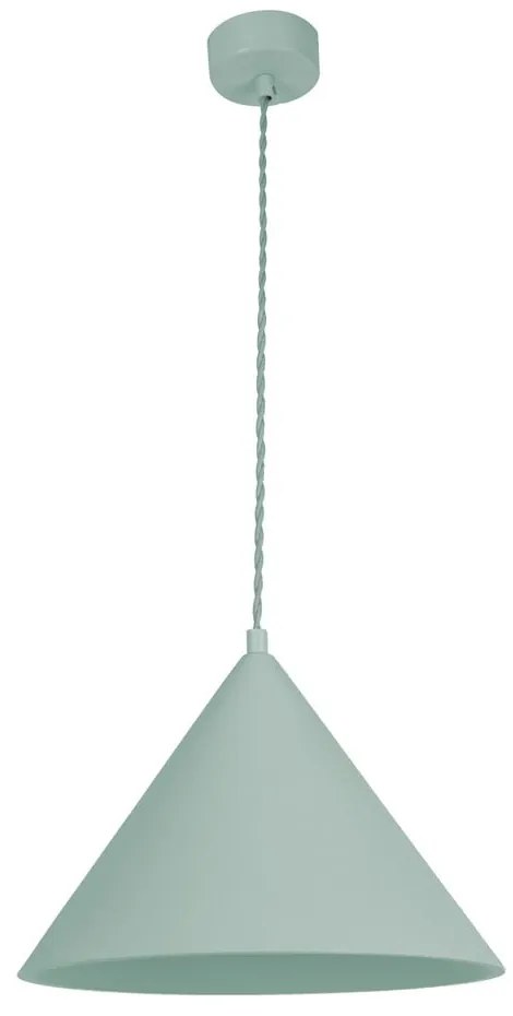 Zielona lampa wisząca SULION Vilma, wys. 150 cm