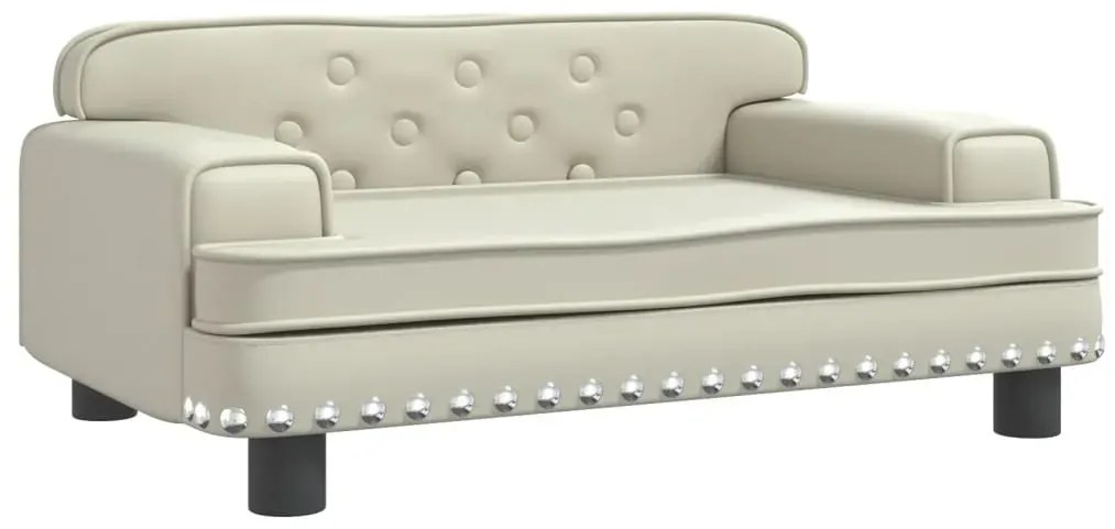 Nowoczesna kremowa sofa dziecięca C3-E91