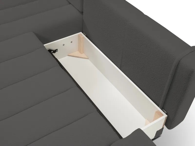 Narożnik wolnostojący BALOO Prawy w tkaninie LAMBI 17