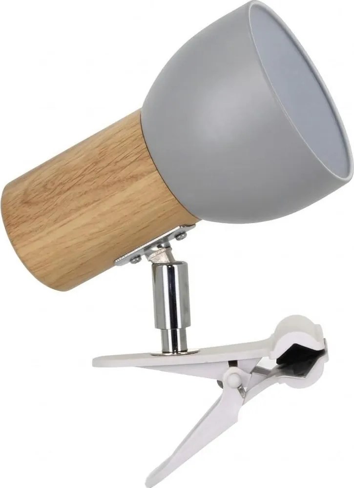 Spot-Light 2224174WKC - Lampa z klipsem SVENDA 1xE27/60W/230V