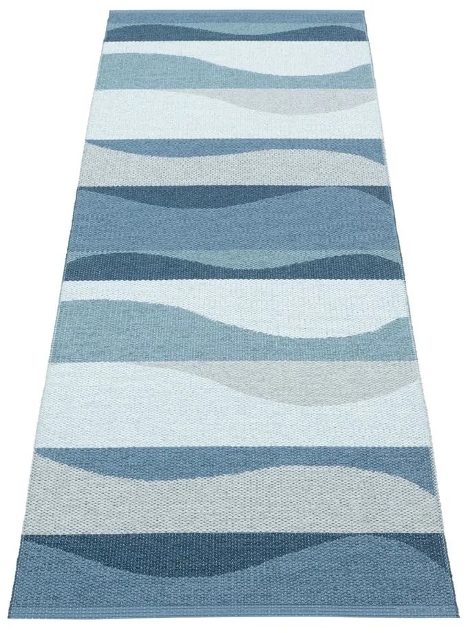 Niebieski chodnik odpowiedni na zewnątrz 70x200 cm Urvi Water – Pappelina