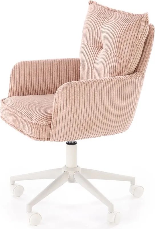 Fotel obrotowy Dumbo Halmar na bałym stelażu