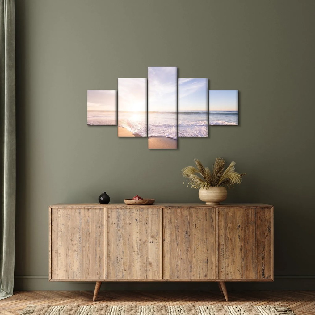 Obraz piaszczystej plaży (125x70 cm)