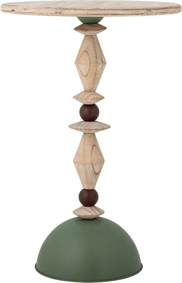 Okrągły stolik z litego drewna jodłowego ø 40 cm Mannelli – Bloomingville