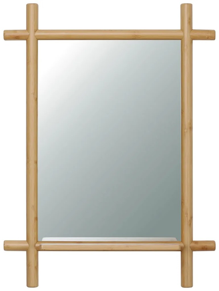 Lustro ścienne B027 NAT, bambus