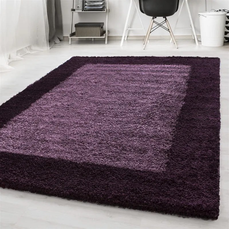 Dywan Shaggy Life ciemny fiolet 100 cm x 200 cm