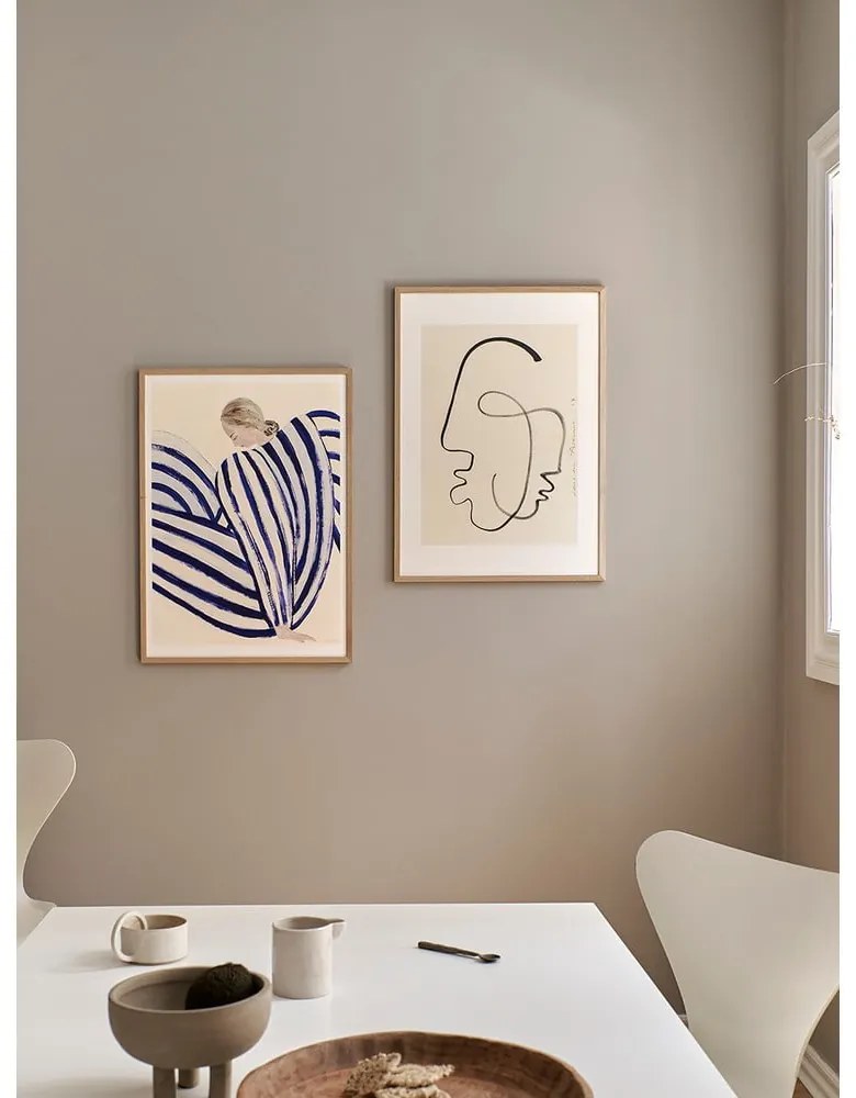 Plakat 30x40 cm Blue Stripe at Concorde – Sofia Lind – The Poster Club