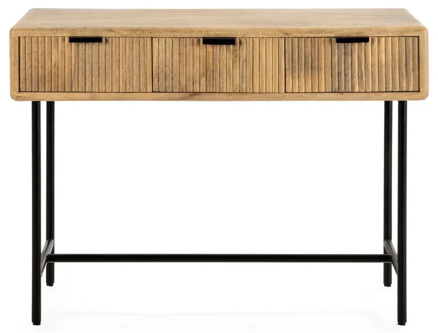 Konsola z litego drewna mango 38x100 cm Mundra – Marckeric