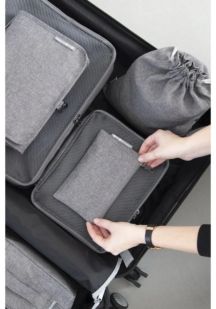 Tekstylne worki na bieliznę zestaw 2 szt. – Bigso Box of Sweden