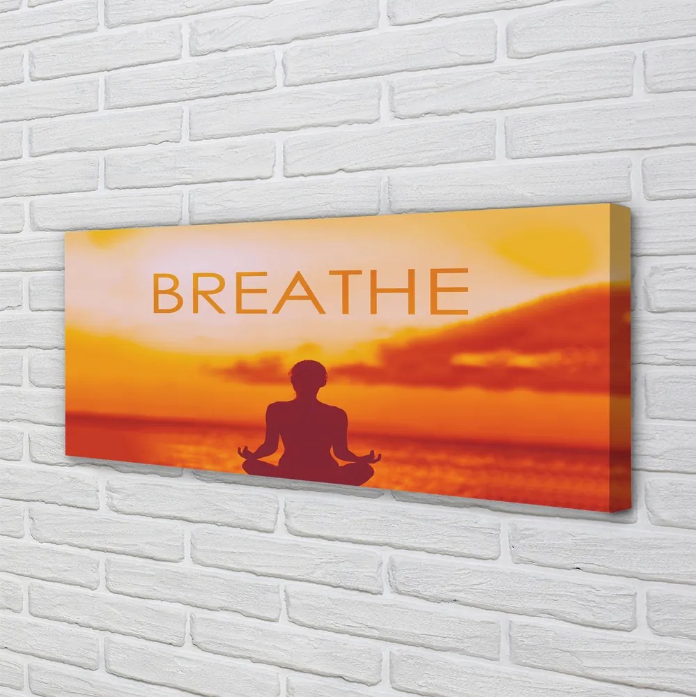 Obraz drukowany na płótnie Kobieta w Blasku Słońca